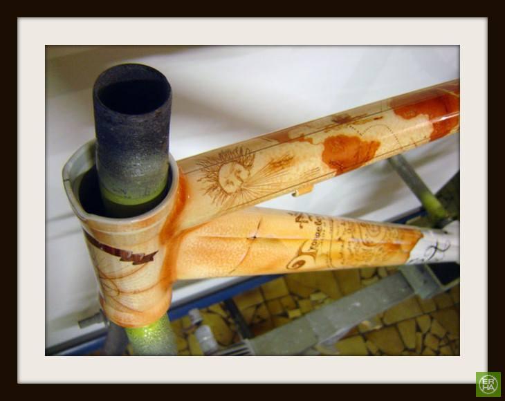Malowanie ram lakierowanie customowe malowanie rowerów malowanie roweru Łask Kolumna