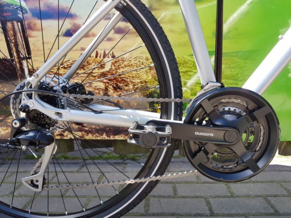 Rower crossowy Romet Orkan 3D 28 srebrny