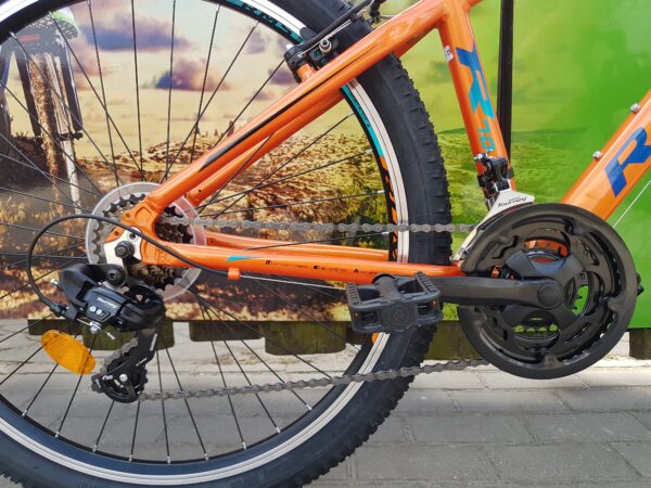 Rower górski MTB Romet Rambler R7.0 LTD 27,5 pomarańczowo-niebiesko-czarny