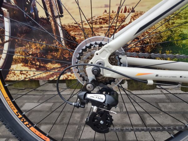 Rower górski MTB Romet Rambler R9.0 29 szaro-czarno-pomarańczowy