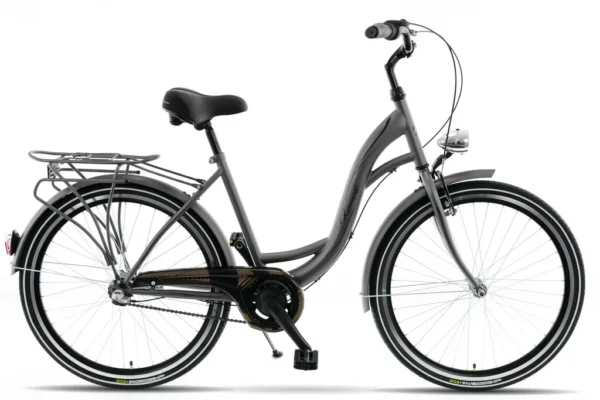 Rower miejski KANDS S-Comfort 3BN 26 3 biegi grafitowo-czarny